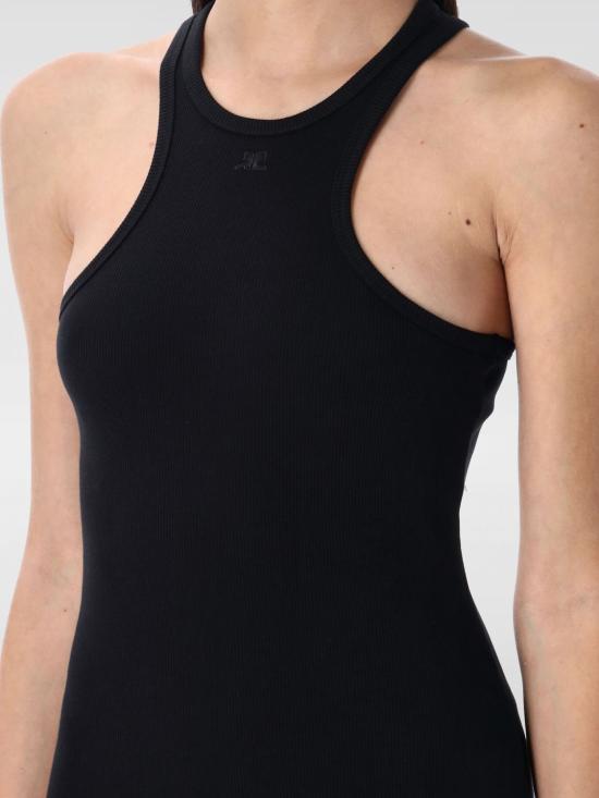 25FW 쿠레쥬 롱 원피스 125JRO586JS0194 9999 Black - COURREGES