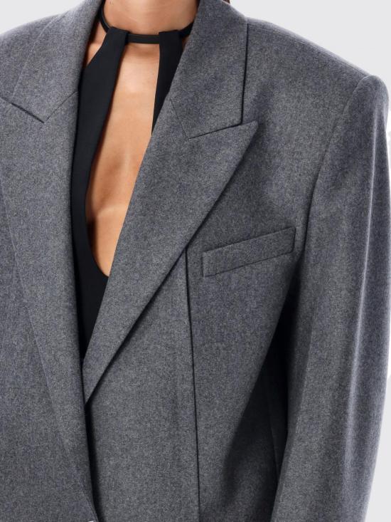 24FW 디 아티코 자켓 248WCG65W055 084 Grey - THE ATTICO