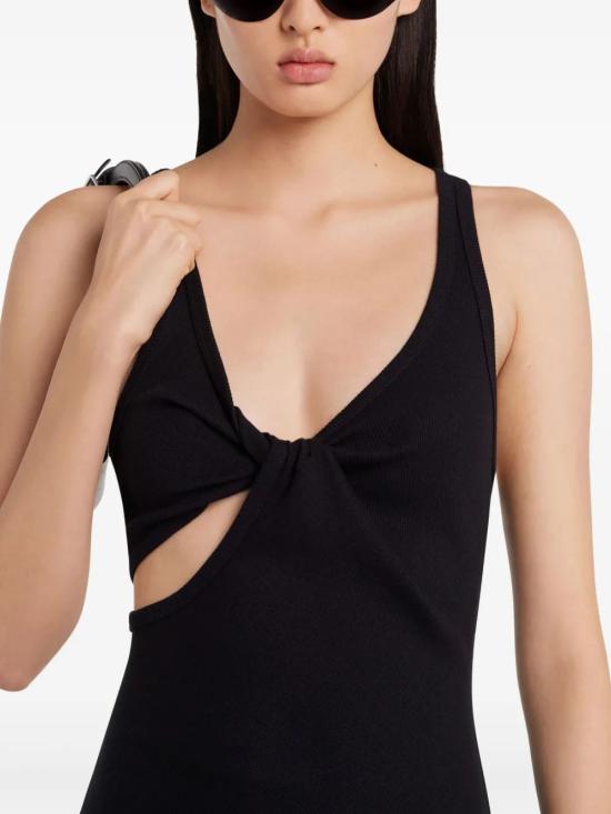 25SS 쿠레쥬 숏 원피스 225JRO641JS01949999 BLACK - COURREGES