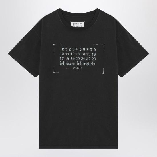 25SS 마르지엘라 반팔 티셔츠 S51GC0534S24575969 WASHED BLACK