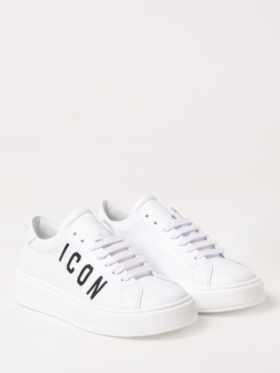 25SS [키즈] 디스퀘어드2 스니커즈 80313 04 White - DSQUARED2