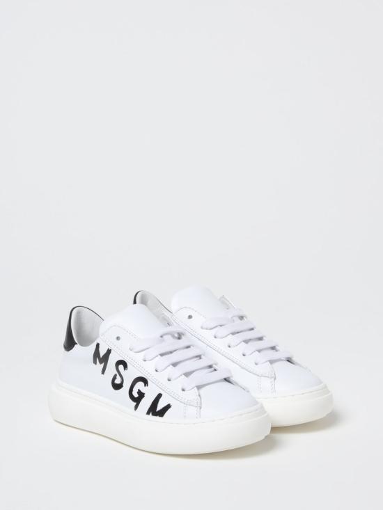 25SS [키즈] 엠에스지엠 스니커즈 79827 01 White - MSGM