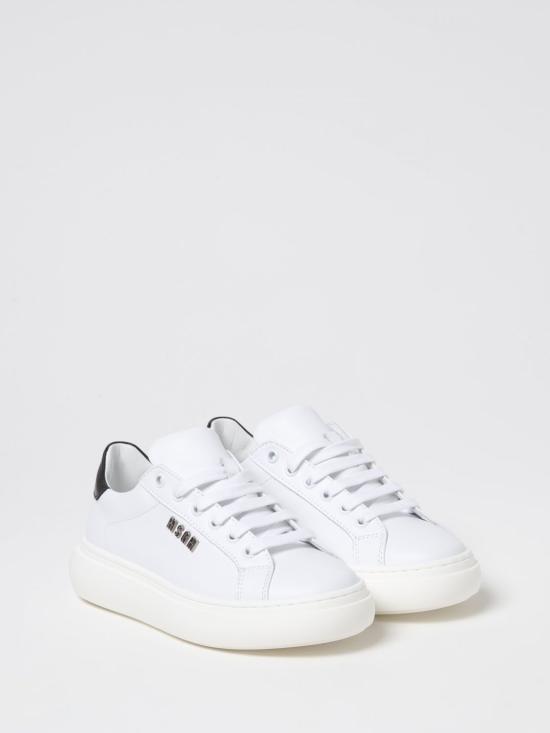 25SS [키즈] 엠에스지엠 스니커즈 79834 01 White - MSGM