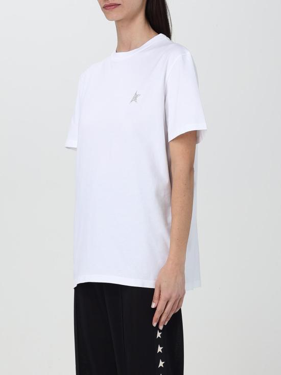 25SS 골든구스 반팔 티셔츠 GWP01220P00059480185 White - GOLDEN GOOSE