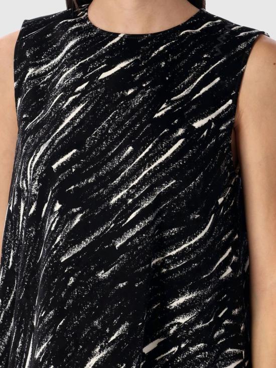 24FW 마르니 숏 원피스 ABJD1344S0UTC432 CRN99 Black - MARNI