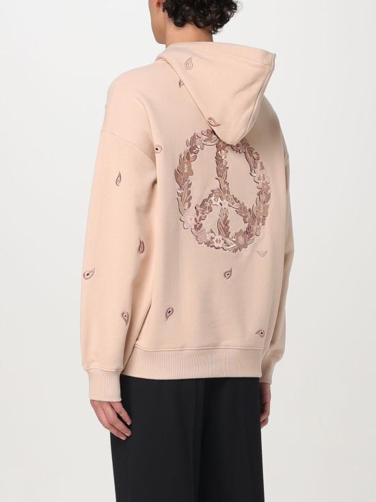 25SS 엠포리오 아르마니 긴팔 티셔츠 EM001338AF12897 U4134 Yellow Cream - EMPORIO ARMANI