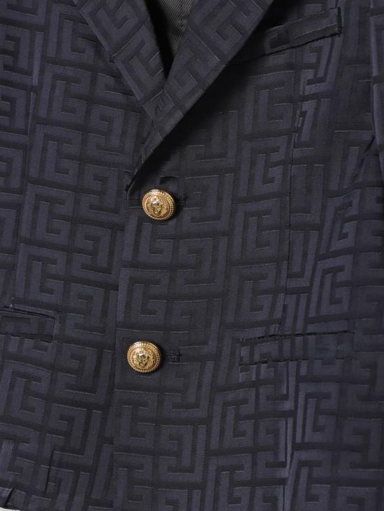 25SS [키즈] 발망 캐주얼 자켓 BW2554S0192 60K Blue - BALMAIN