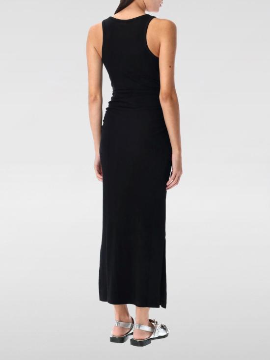 25SS 가니 롱 원피스 T39353675 099 Black - GANNI