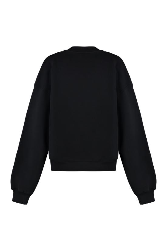 24FW 오프화이트 스웨터 OWBA075C99FLE001 1001 black - OFF WHITE