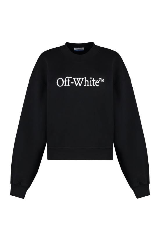 24FW 오프화이트 스웨터 OWBA075C99FLE001 1001 black