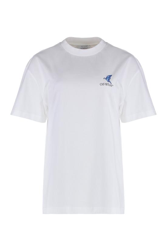 25SS 오프화이트 반팔 티셔츠 OWAA089S25JER004 0110 White