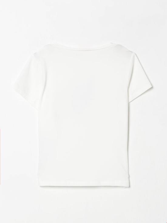 25SS [키즈] 리우조 티셔츠 GA5119J5003 10602 White - LIU JO