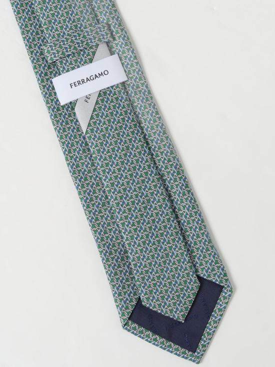 25SS 살바토레 페라가모 넥타이 350785 757583 006 Green - SALVATORE FERRAGAMO