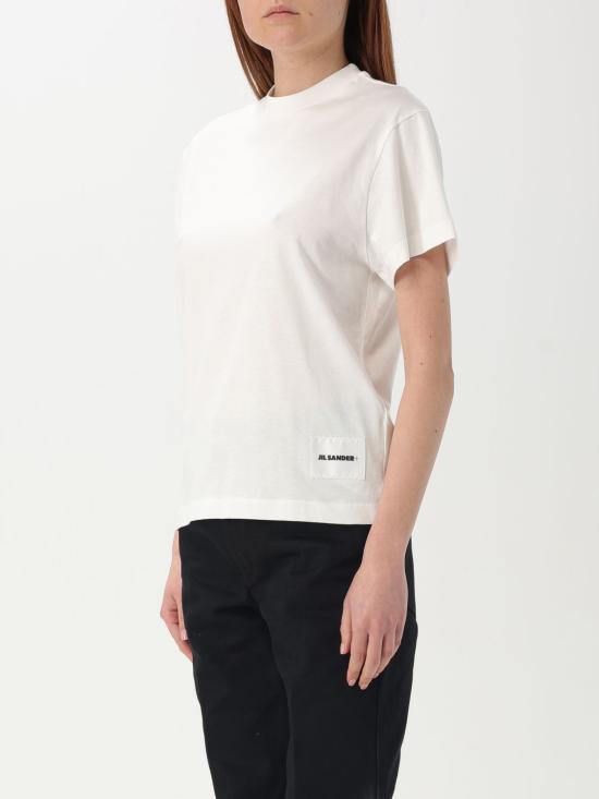 25FW 질샌더 반팔 티셔츠 J40GC0001J45048 100 White - JIL SANDER