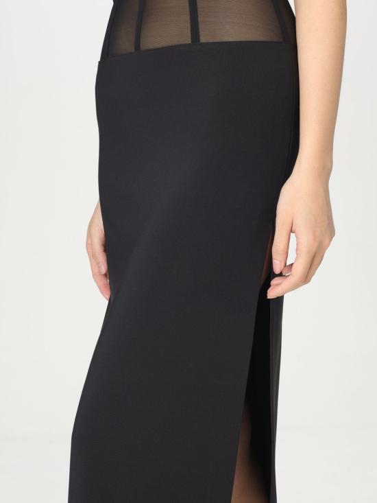 25FW 엘리자베타프랜치 미디 원피스 AB701 110 Black - ELISABETTA FRANCHI