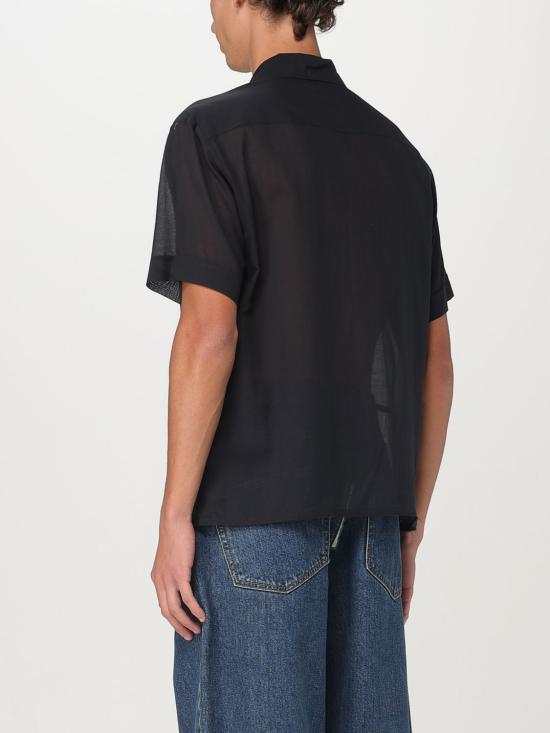 25SS 마리아노 반팔 셔츠 T28019922LU22 99 Black - MAGLIANO