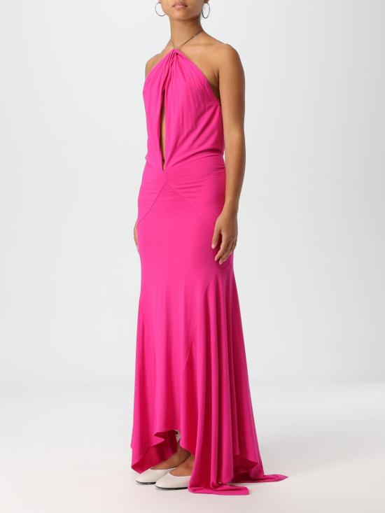 24FW 디 아티코 롱 원피스 247WCW121J045 698 Fuchsia - THE ATTICO