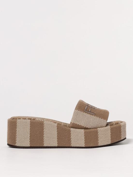 25SS 펜디 뮬/슬리퍼 8R8515ASB5 F1STE Dove Grey