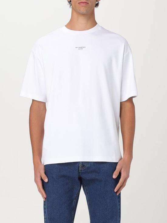 26SS 드롤드무슈 반팔 티셔츠 TS202CO002 OPTIC White