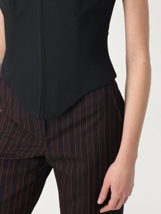 25FW 알렉산더 맥퀸 민소매 티셔츠 819107QJADA 1000 Black - ALEXANDER MCQUEEN