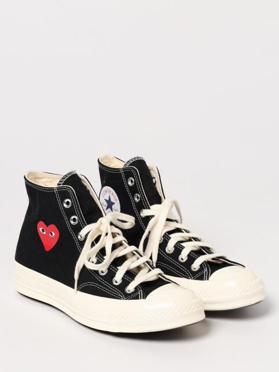 25SS 꼼데가르송 플레이 X 컨버스 스니커즈 AZK129001 1 Black - COMME DES GARCONS PLAY CONVERSE