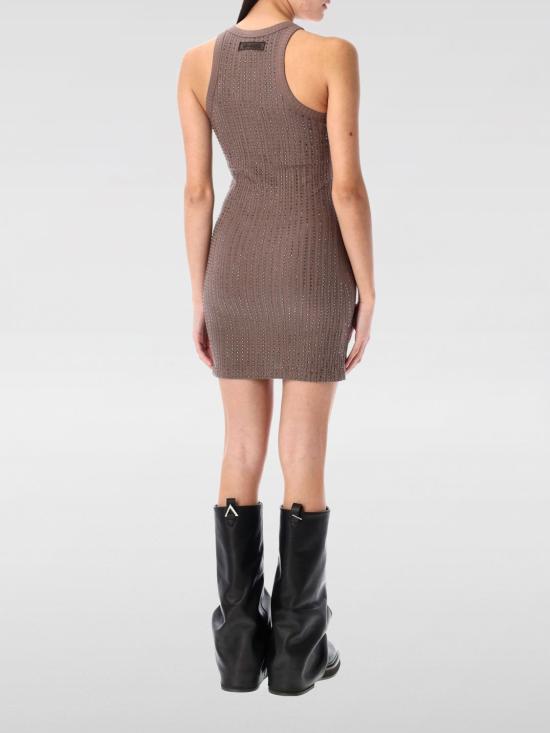 25SS 디 아티코 숏 원피스 250WCW00206JJJ051TR 875 Dove Grey - THE ATTICO