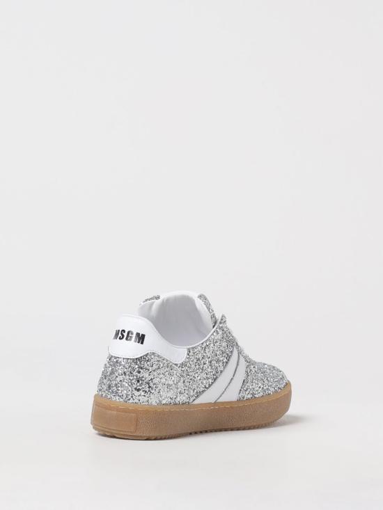 25SS [키즈] 엠에스지엠 스니커즈 79825 01 Silver - MSGM