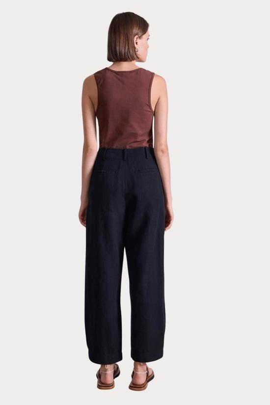  어피스 어파트 크롭 팬츠 Apiece Apart 바리  블랙 - APIECE APART