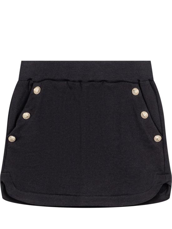 25SS [키즈] 발망 스커트 BW7A21Z1753 930OR BLACK GOLD