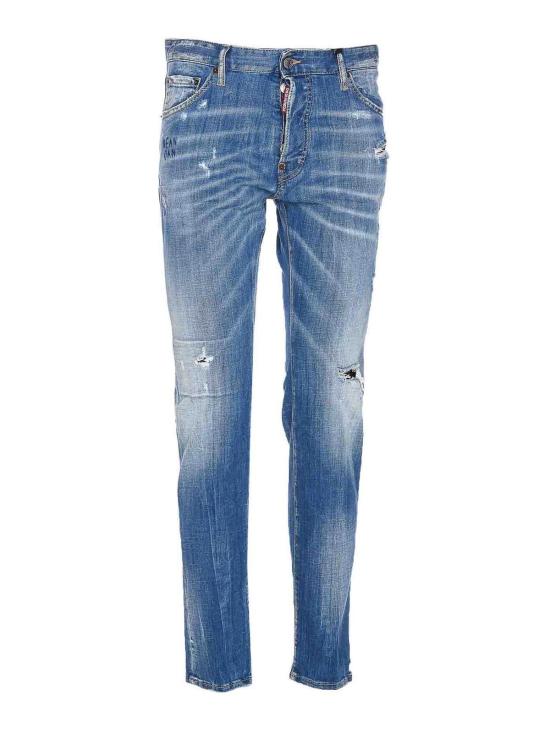  디스퀘어드2 스트레이트 팬츠 S74LB1445S30342470 Blue