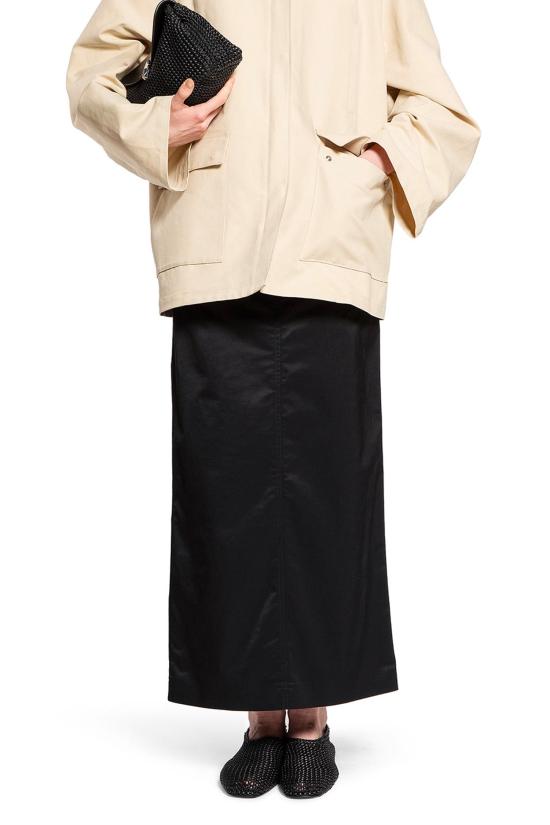 25SS 토템 롱 스커트 252WRB0259FB0391001 BLACK DOM - TOTEME