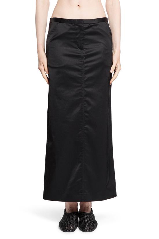 25SS 토템 롱 스커트 252WRB0259FB0391001 BLACK DOM - TOTEME