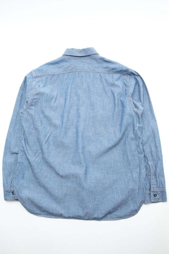  오어슬로우 반팔 셔츠 Or Slow Relax Fit Chambray 워크  Chambray - ORSLOW