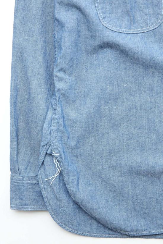  오어슬로우 반팔 셔츠 Or Slow Relax Fit Chambray 워크  Chambray - ORSLOW