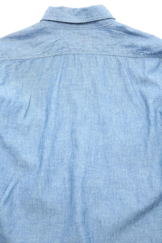  오어슬로우 반팔 셔츠 Or Slow Relax Fit Chambray 워크  Chambray - ORSLOW