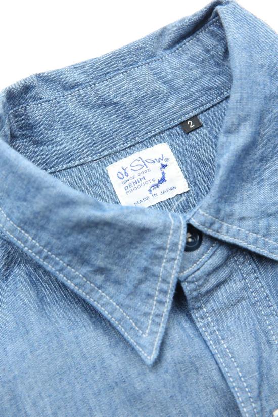  오어슬로우 반팔 셔츠 Or Slow Relax Fit Chambray 워크  Chambray - ORSLOW