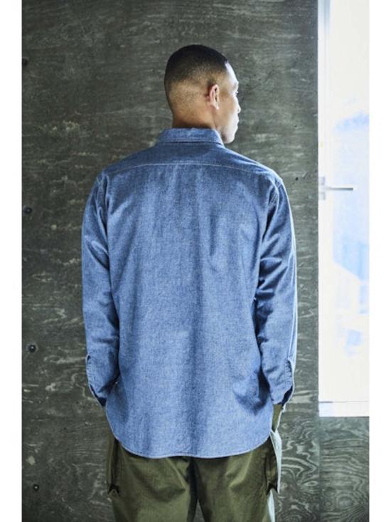  오어슬로우 반팔 셔츠 Or Slow Relax Fit Chambray 워크  Chambray - ORSLOW
