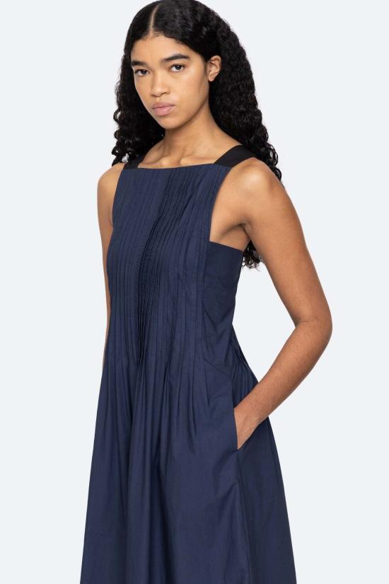  씨뉴욕 롱 원피스 Sea Ny Adele 드레스 네이비 - SEA NY