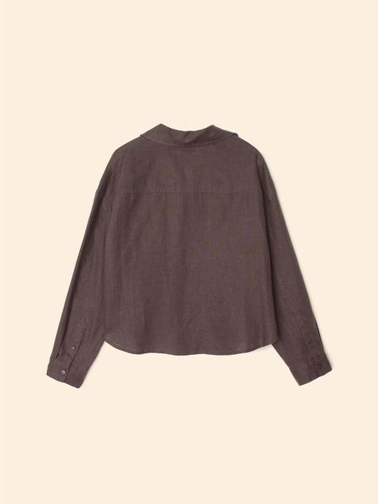  시레나 셔츠 브리탄 셔츠 블랙 쿼츠 - XIRENA