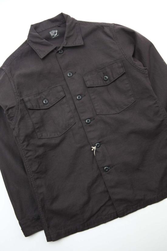  오어슬로우 데님 셔츠 Orslow U.S Army 피로  블랙 - ORSLOW