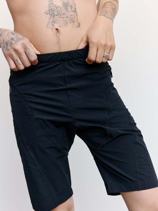  쥐알텐케이 트레이닝 웨어 Gr10 K Titanus 스트레치 레이스 반바지 블랙 - GR10K