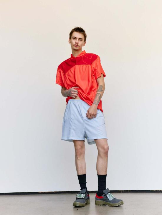  쥐알텐케이 반팔 셔츠 Gr10 K Cardinal Red Technical Jersey Combact T 셔츠 Cardinal Red - GR10K