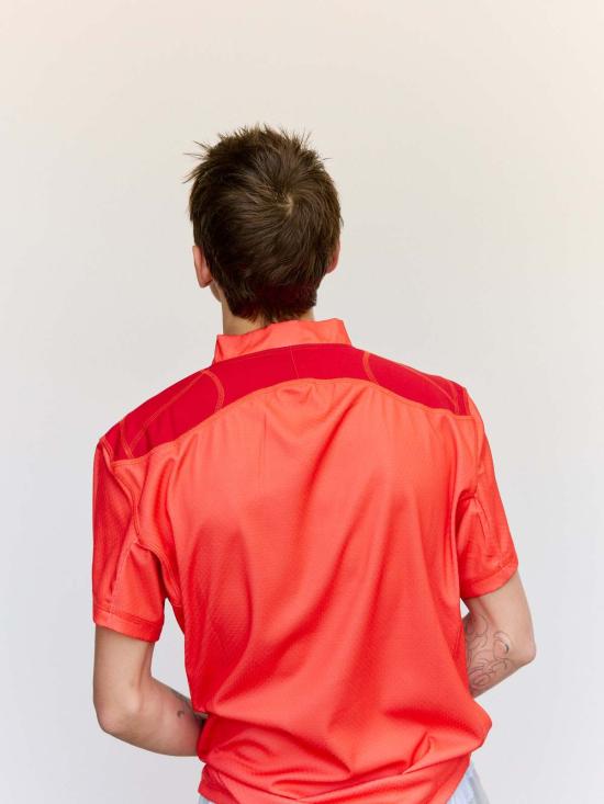  쥐알텐케이 반팔 셔츠 Gr10 K Cardinal Red Technical Jersey Combact T 셔츠 Cardinal Red - GR10K