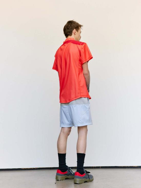  쥐알텐케이 반팔 셔츠 Gr10 K Cardinal Red Technical Jersey Combact T 셔츠 Cardinal Red - GR10K