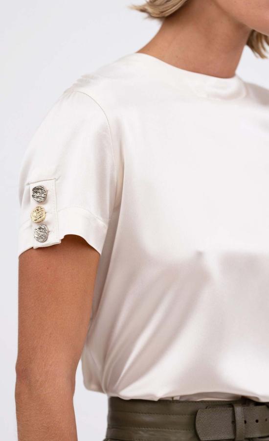  논살란트 레이블 블라우스 넌샬런트 라벨 니나  샴페인 - NONCHALANT LABEL