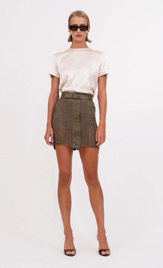  논살란트 레이블 블라우스 넌샬런트 라벨 니나  샴페인