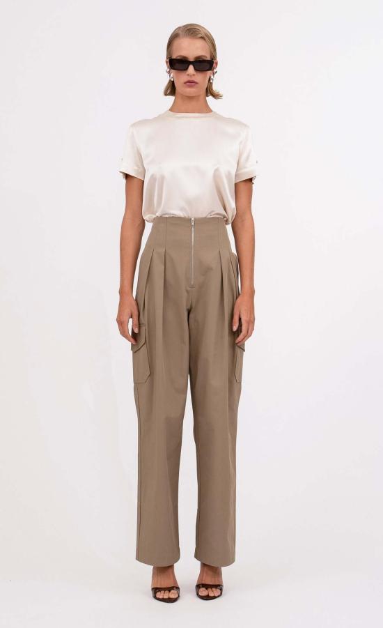  논살란트 레이블 블라우스 넌샬런트 라벨 니나  샴페인 - NONCHALANT LABEL