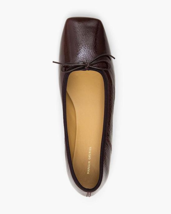  만수르 가브리엘 플랫 슈즈 스퀘어 토 발레리나 오베르진 - MANSUR GAVRIEL