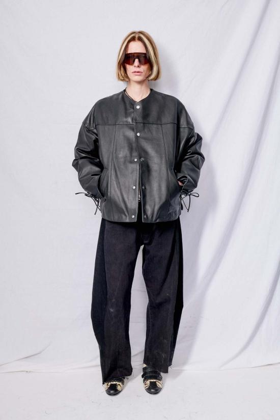  DEADWOOD 가죽 자켓 데드우드 카누 재킷 블랙 - OTHER BRANDS