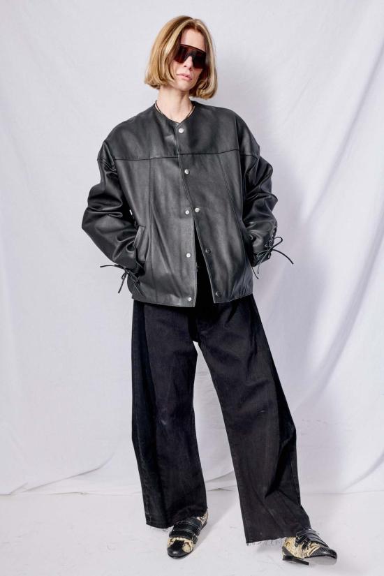  DEADWOOD 가죽 자켓 데드우드 카누 재킷 블랙 - OTHER BRANDS